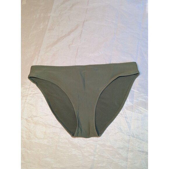 Aerie Olive Full Coverage Bikini Bottom Size Large NWT - Picture 1 of 10